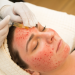 Vampire facial PRP therapy skin rejuvenation results Dubai