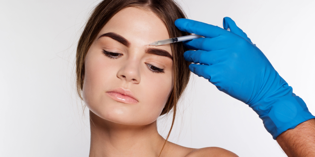 Brow lift with Botox non-surgical procedure Dubai