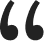 Quotation icon for patient testimonials section